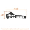 Hooke Road Tacoma Center Console MOLLE Storage Panel Compatible with
