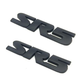 HUAPX 3D SR5 Metal Emblem,2Pack Replacement for 4Runner Accessories Badge Decal Emblem Fender Compatible with 4Runner Tacoma Tundra Highlander Car Trunk Sticker Kit (Not Overlay)