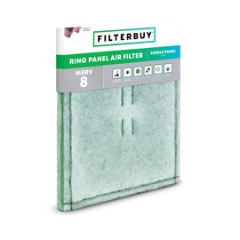 Filterbuy 24x20 Ring Panel Air Filter, 2-Ply MERV 8 HVAC AC Furnace Filters Replacement (1-Pack)