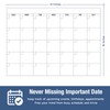 Large Magnetic Dry Erase Calendar for Whiteboard, Monthly Planner for