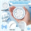 Wenqik 12 Pcs Shells Compact Mirrors, Beach Round Pocket Mirror
