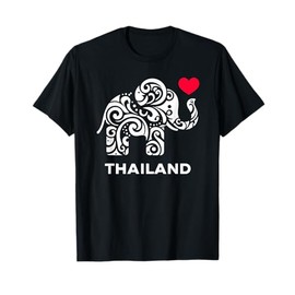 I Love Thailand Elephant Souvenir Gifts T-Shirt