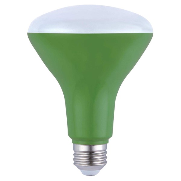Westinghouse Lighting 5182000 9 (65-Watt Equivalent) BR30 Flood LED Light, Medium Base Commercial Grow Bulb, BR30-1 Piece, Green