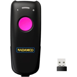 Nadamoo Wireless Barcode Scanner Compatible with Bluetooth Function, 2.4G Wireless