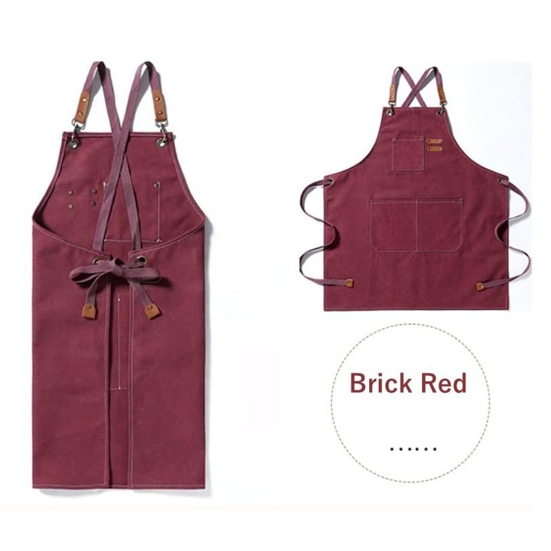 [Chaiclo] Work エプロン キッチン アウトドア カフェ フラワーショップ DIY キッチン 作業用