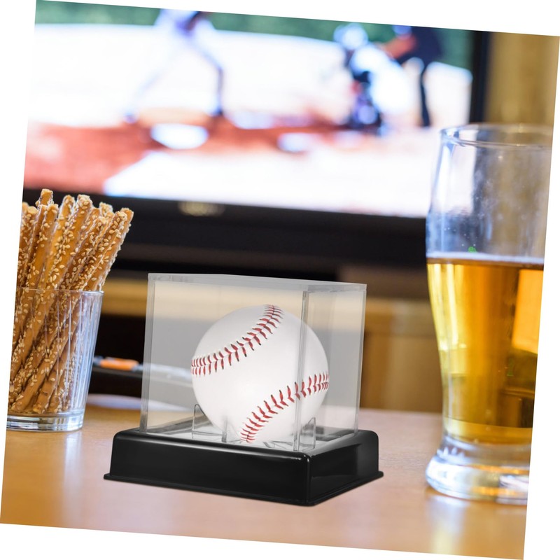 JOINPAYA Transparent Plus Baseball Day Case Baseball Display Box Decorative