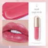 KISSIO Plumping Lip gloss,Glossy and Cool,Make Lips Plump and Moisturizing,Lip