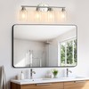 Unicozin Bathroom Light Fixtures, 4 Light Vanity Lights for Bathroom,