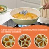 Bunuelos Mold with Handle, 4PCS Rosette & Timbale Set Rosette