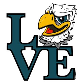 Swoop Philadelphia Love Decal - for Cars, Laptops, and More! - Use Inside or Outside - Sticks to Any Flat Smooth Surface