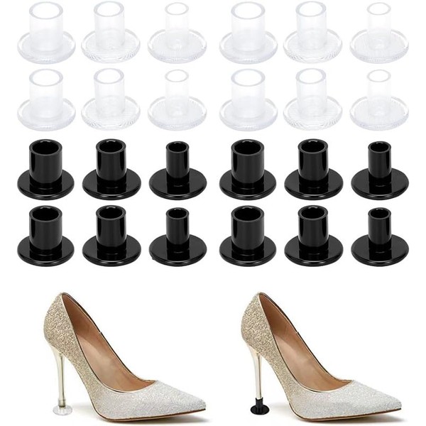 High Heel Protectors High Heel Stoppers, 12Pair Grass High Heel