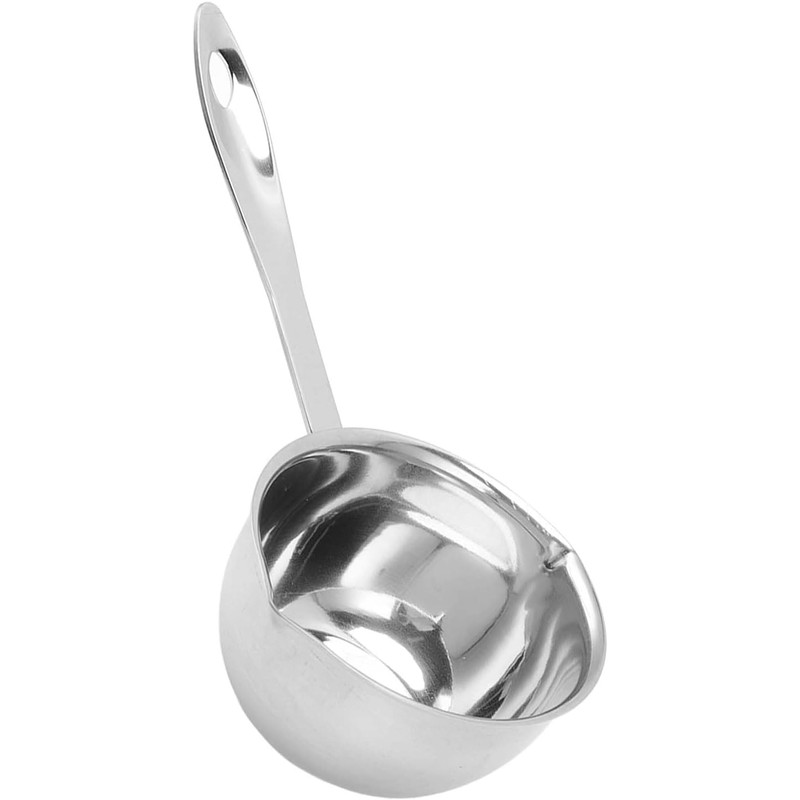 Hominas Milk Pot with Spout, Butter Melting Pot Stainless Steel