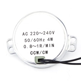 SyrMotor, Syron Motor, Motor 1 Rpm, Syron Motor 230 V, Geetor 230 V, Motor for Pyramid, Ty50A Syron M 1 Pc 220240 V AC Syron Motor Geetor 4 W Cwccw0.81 rpm (0.8-1 rpm)