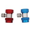 Boginity R134a Automotive Fluorine Safety Valve, High and Low Pressure