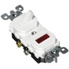 Leviton Combination Switch with Pilot Light, 5226-W, White