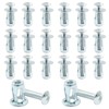 Waziaqoc 20Pcs M6 x 25 Hollow Door Anchor, Petal Expansion