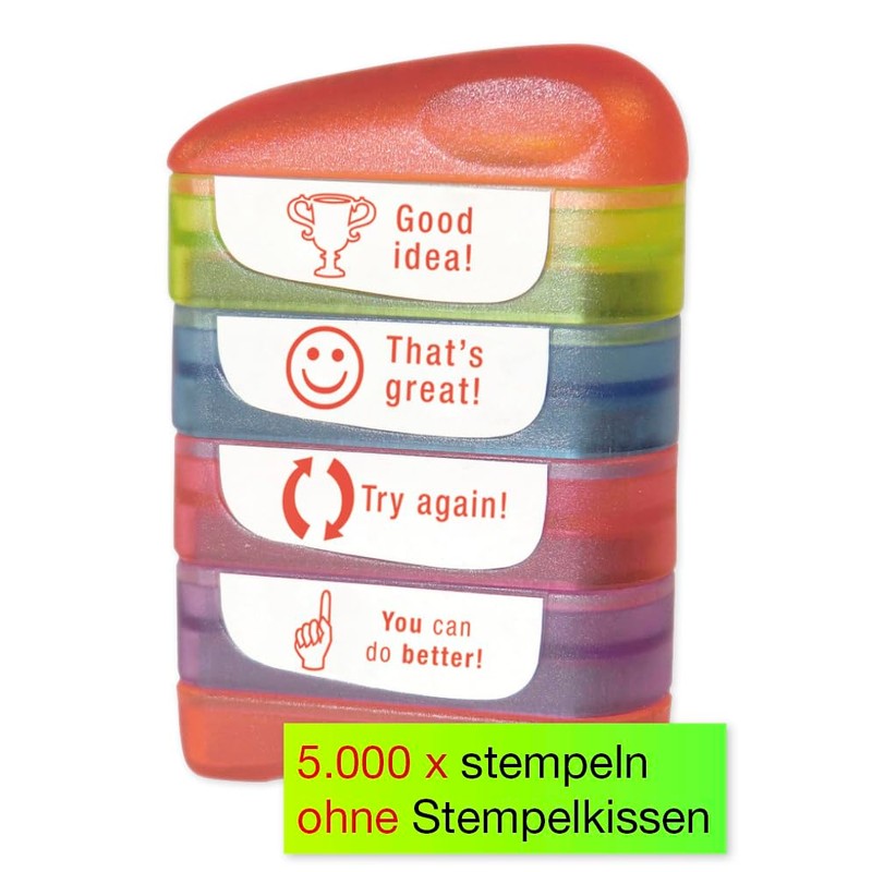 TimeTEX Perpetuum Screen Printed Stamp 4 in 1 Good Idea