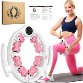 Dhnvcud Manuelles Cellulite Massagegerät, 360° Muskeltherapie Massagestab mit Abnehmbaren Rollengriffen zur Lymphdrainage zur Reduzierung von Orangenhaut, Straffung von Beinen, Po, Armen und Bauch