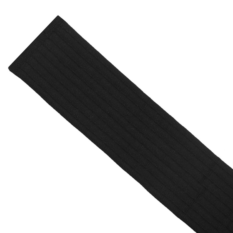 2X Martial Arts Karate Taekwondo Chain Soft Belt Black