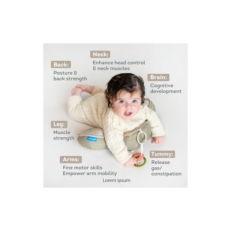 Taf Toys Tummy Time Ergonomic Support Toy & Teether for