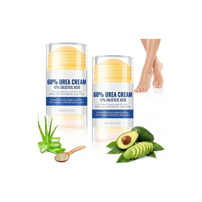 2PCS Crema Hidratante Para Pies con Urea 60