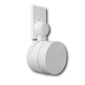 Soporte de salida WiFi de Google: [Nuevo 2020 – Versión actual – Enchufe redondo] El soporte de montaje en pared más simple para enrutadores y balizas WiFi de Google, sin tornillos desordenados