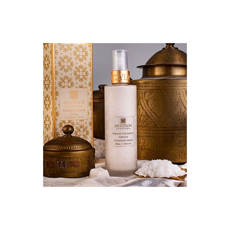 Spa Ceylon Coco Virgen - Leche Limpiadora Suave 3,38 Onzas