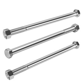 3 Pack 04001-41 04020-09 Mower Spindle Blade Bolt & Hex Nut 5/8-11 X 9-1/2 Kit Compatible with Scag Midsize Mowers 32", 40", 48", 52", 61" & 72" Decks，Blade Bolt 410-066 Use with 461663 Spindle