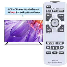 New Replace Remote Control for 2011 2012 2013 2014 Toyota Sienna Rear Entertainment Remote 86170-45070