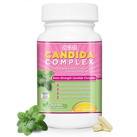 Cyrixs Health Candida Complex | Boost Your Immune System | All Natural Gut Cleanse with Herbs, Antifungals, Enzymes and Probiotics | Eliminates Candida | Prevents Reoccurrence