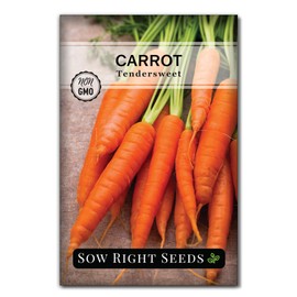 Sow Right Seeds - Tendersweet Carrot Seeds for Planting - Non-GMO Heirloom Packet with Instructions to Plant & Grow an Outdoor Home Vegetable Garden - Coreless Market Variety - Makes a Great Gift (1)