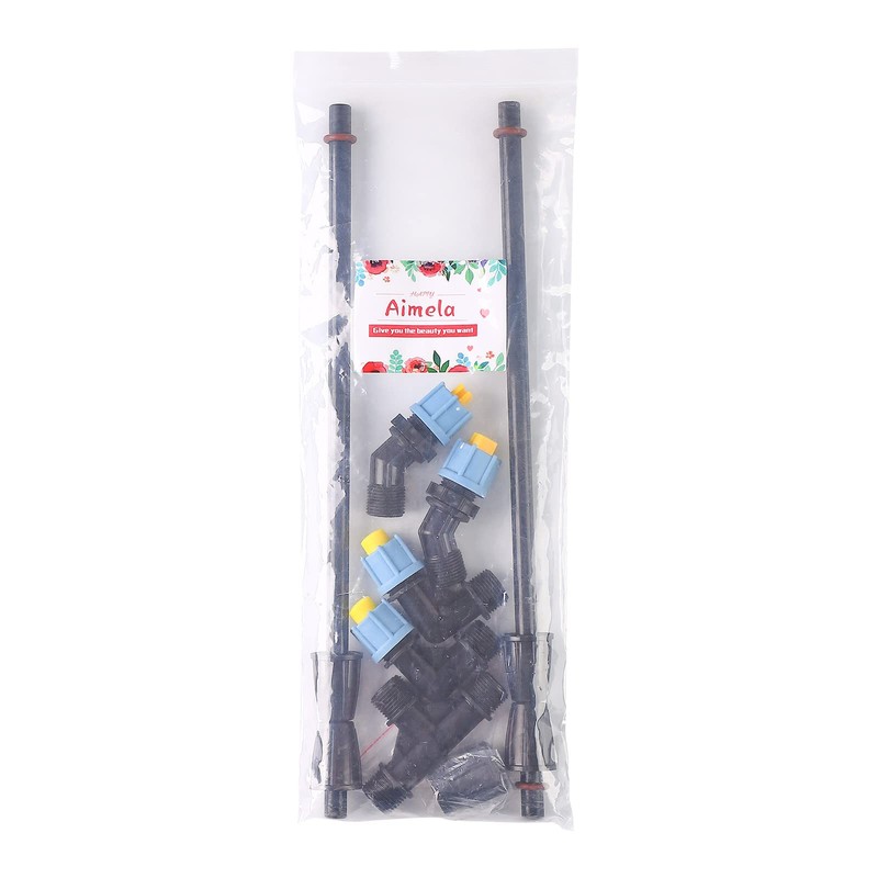 Aimela 2-Nozzle Poly Boom Wand,Backpack Sprayer Multi Nozzle Spray Holder,
