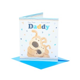 Boofle | Father's Day Card for Daddy | Card for Dad, Grandad, Husband | Him, Boys, Men | Cute Design | With Envelope | 159x184 mm