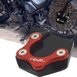 Motorcycle CNC Foot Side Stand Pad Plate Kickstand Enlarger Support Extension for Honda CMX500 Rebel CMX 500 300 Rebel500 2017-2022