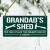 Grandad's Shed - The Grumpy Old Git's Happy Place" -