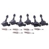 Dowfane Ignition Coil & Spark Plug 6Pcs 22433-8J11C UF349 Compatible