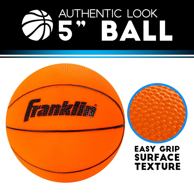 Franklin Sports Indoor Mini Basketballs - 3 Pack - Slam