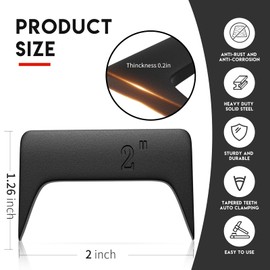 24Pcs Pinch Dogs Woodworking, 2" Pinch Dogs, Wood Pinch Clamps, Pinch Clamp Dog, Wood Working Pinch Clamps, Heavy solid steel Pinch Dogs 2 Inch Used for Assembly and Clamping, Tight Fitting Joinery