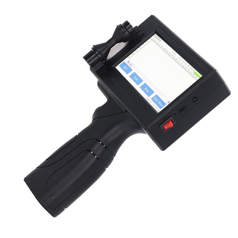 Handheld Inkjet Printer Gun Portable Intelligent with LED Touch Screen