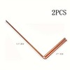 Nagoyuki Dowsing Rods - 99.9% Pure Copper 2PCS Divining Rods