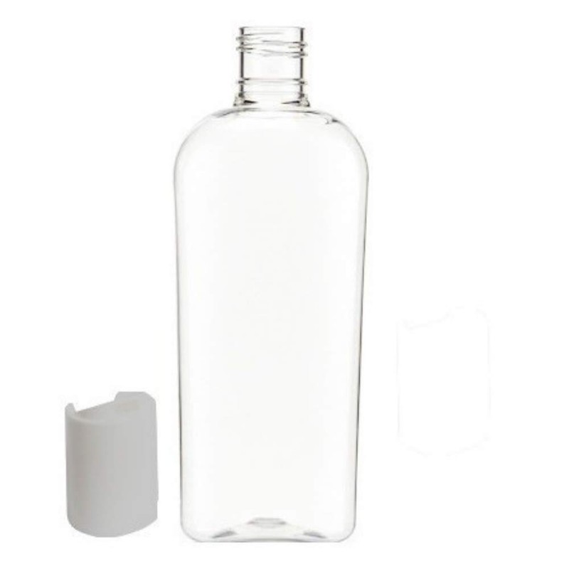 HOPEMOB 10 Piezas Envase Transparente Plástico 125ml Pet Oval C/tapa