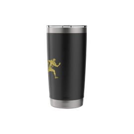 Classic Vintage Style Football Stainless Steel Insulated Tumbler