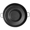 Happyyami Frying Concave Pan Stainless Steel Griddle Concave Discada Disc