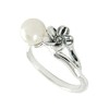 MARC 925 Sterling Silver 7 mm White Faux Pearl &
