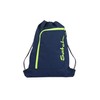 Satch Sports bag, 12 L, Toxic Yellow and Dark Blue