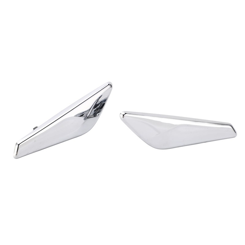 2PCS Front Fender Chrome Finisher 51117338569 Replacement for X3 X4