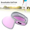 Elastic Knitted Fabric Breathable Golf Sun Hat 360° Rotation Adjustable