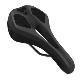 FIFTY-FIFTY Bicycle Saddle, Comfortable Memory Foam MTB Saddle, Breathable Waterproof Bicycle Saddle for Men and Women, Compatible with MTB, Road Bike, E-Bike