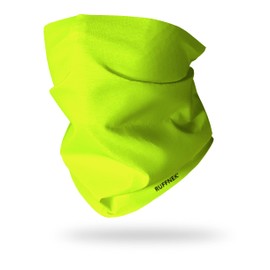 Ruffnek FLUORESCENT YELLOW NECK WARMER/GAITER/SKI MASK - MULTIFUNCTIONAL HEADWEAR Be Safe Be Seen, Nightbright, Safety Clothing - One Size