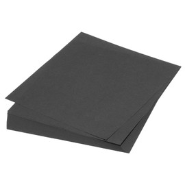 QUARKZMAN 75 Sheets Origami Paper Printed on Both Sides 6 x 6 Inches (15 x 15 cm) Square Sheets for Crafts, Beginners, Gift Decoration, Black